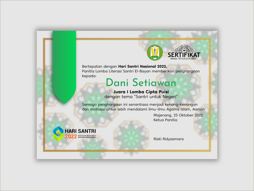 Certificate Desain